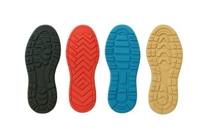 Rubberised shoe sole